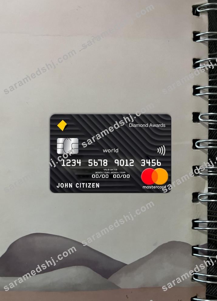 Australia Commonwealth bank mastercard photolook front